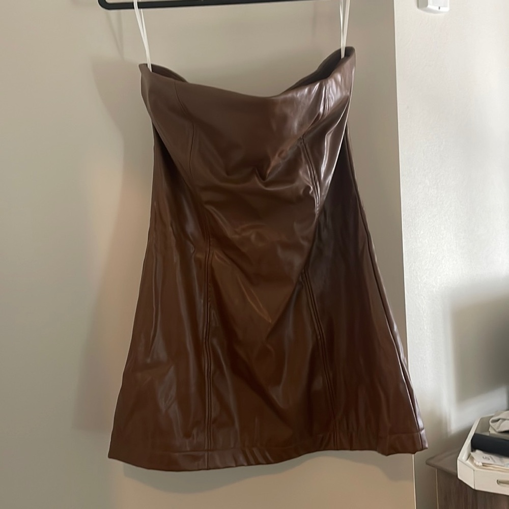 NWT leather princess polly dress